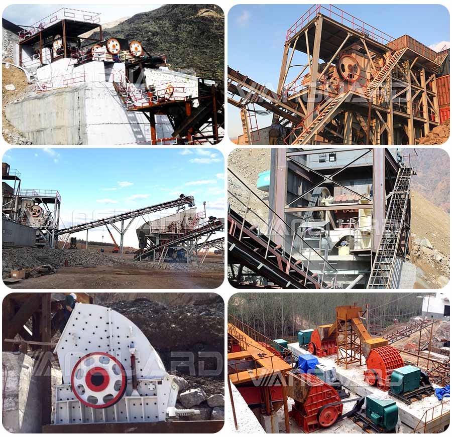 stone crusher production line, limestone crushing produciton line, Vanguard Machinery
