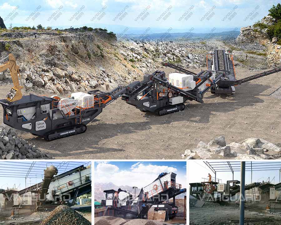 Trituradora de impacto,, Planta trituradora móvil, Vanguard Machinery