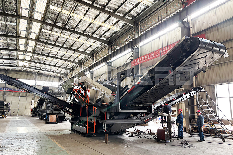  Planta de cribado móvil sobre orugas, Planta de cribado móvil sobre orugas para trabajo pesado, Vanguard Machinery