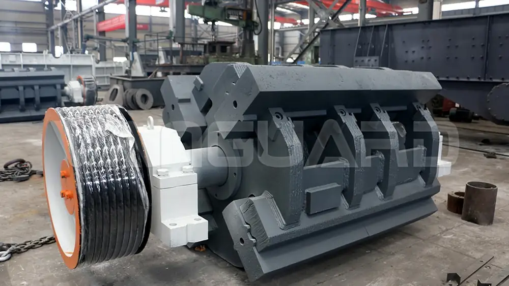 Rotor y placas de impacto de la trituradora de impacto móvil