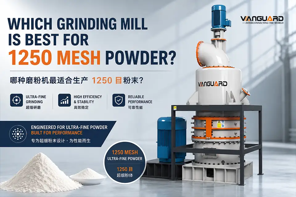 Cual es el mejor molino para polvo de 1250 mesh?