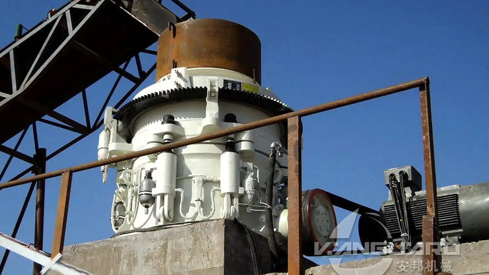 Planta de trituración de granito de 200 t/h vista general