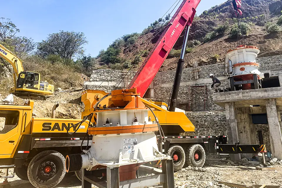 Planta de trituración de andesita 500 tph en Indonesia: caso de proyecto y configuración de equipos