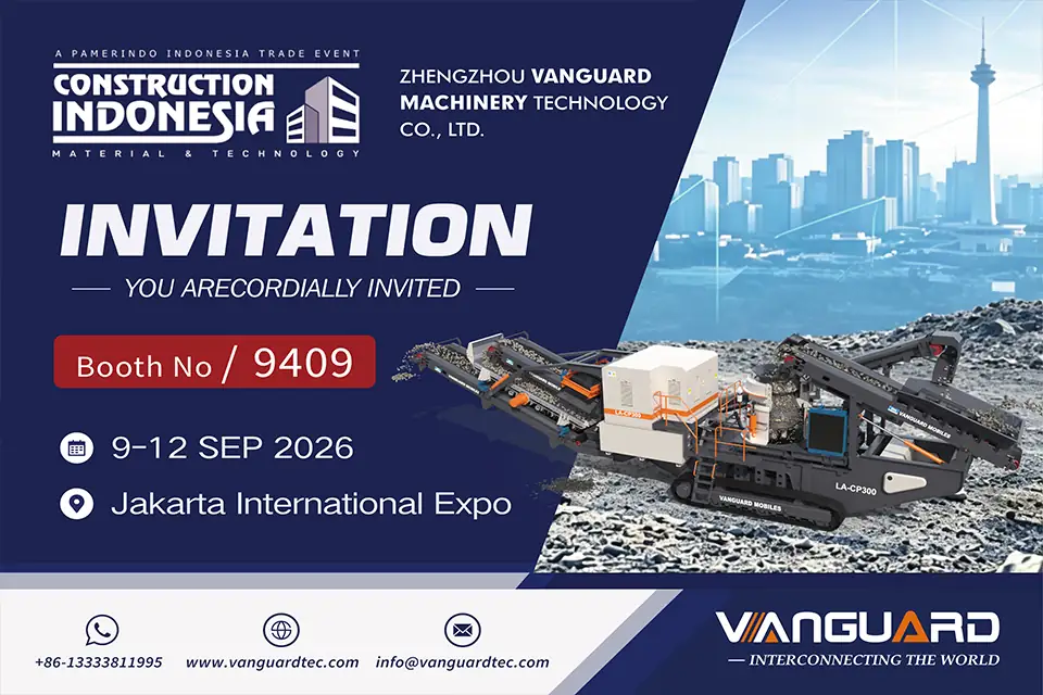 Vanguard Machinery expondrá en Construction Indonesia 2026 y refuerza su presencia en el sudeste asiático