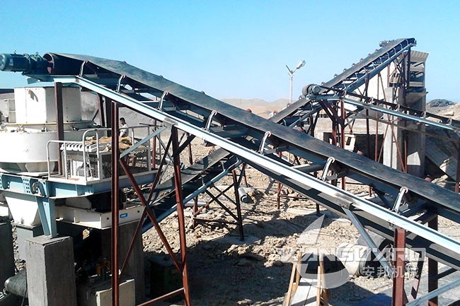 Planta combinada de trituración y cribado de conos en Asia Central
