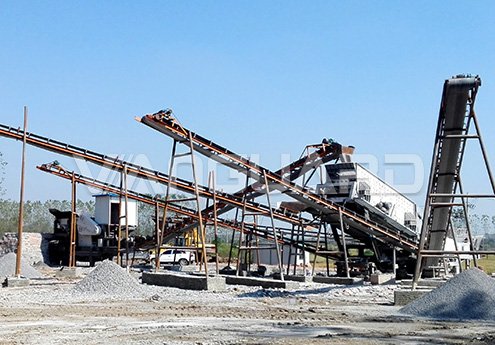 100 T / H Planta trituradora móvil en llantas en Shandong