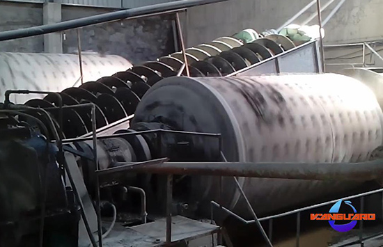 Ball mill sand washing machine site