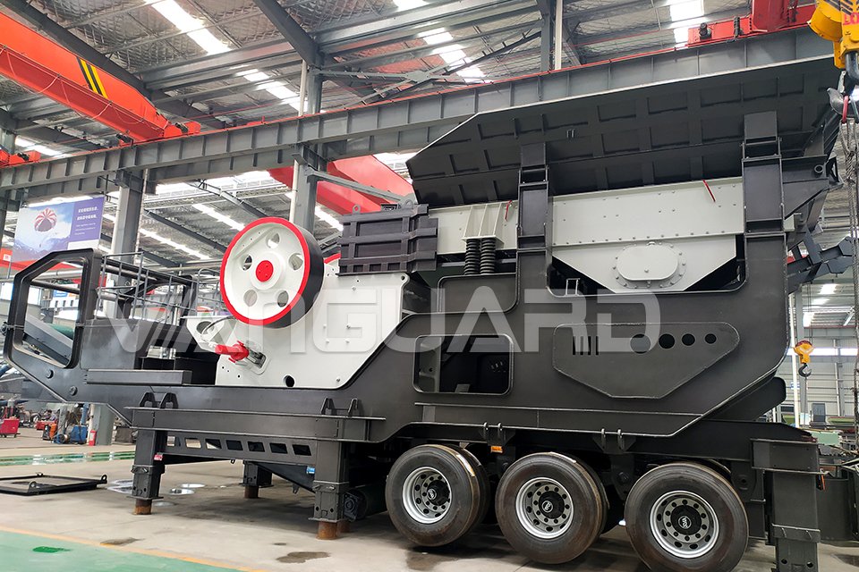 mobile jaw crusher,mobile crusher plant site, Vanguard jaw crusher, 150tph jaw crusher