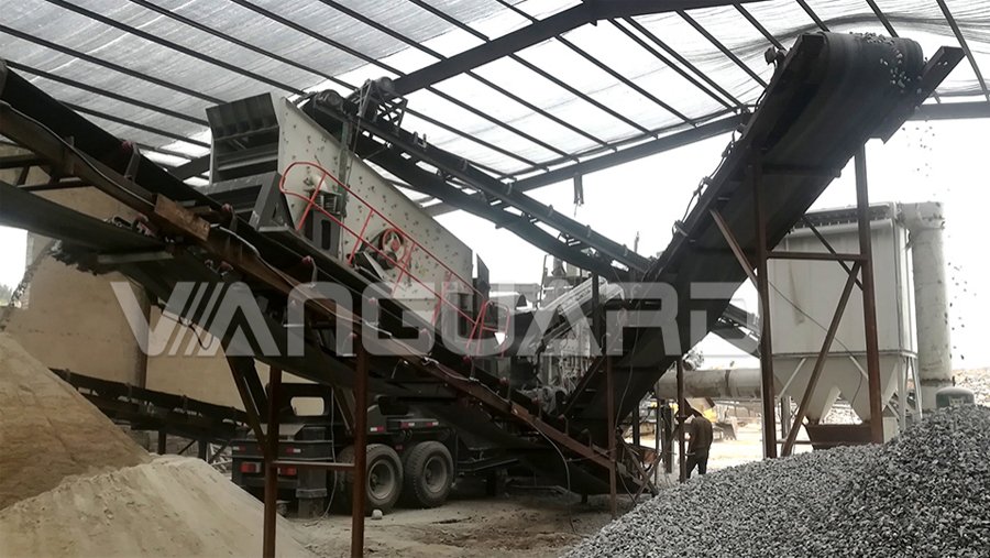 mobile crushing plant, VPM3 mobile plant, limestone crusher, Vanguard Machinery